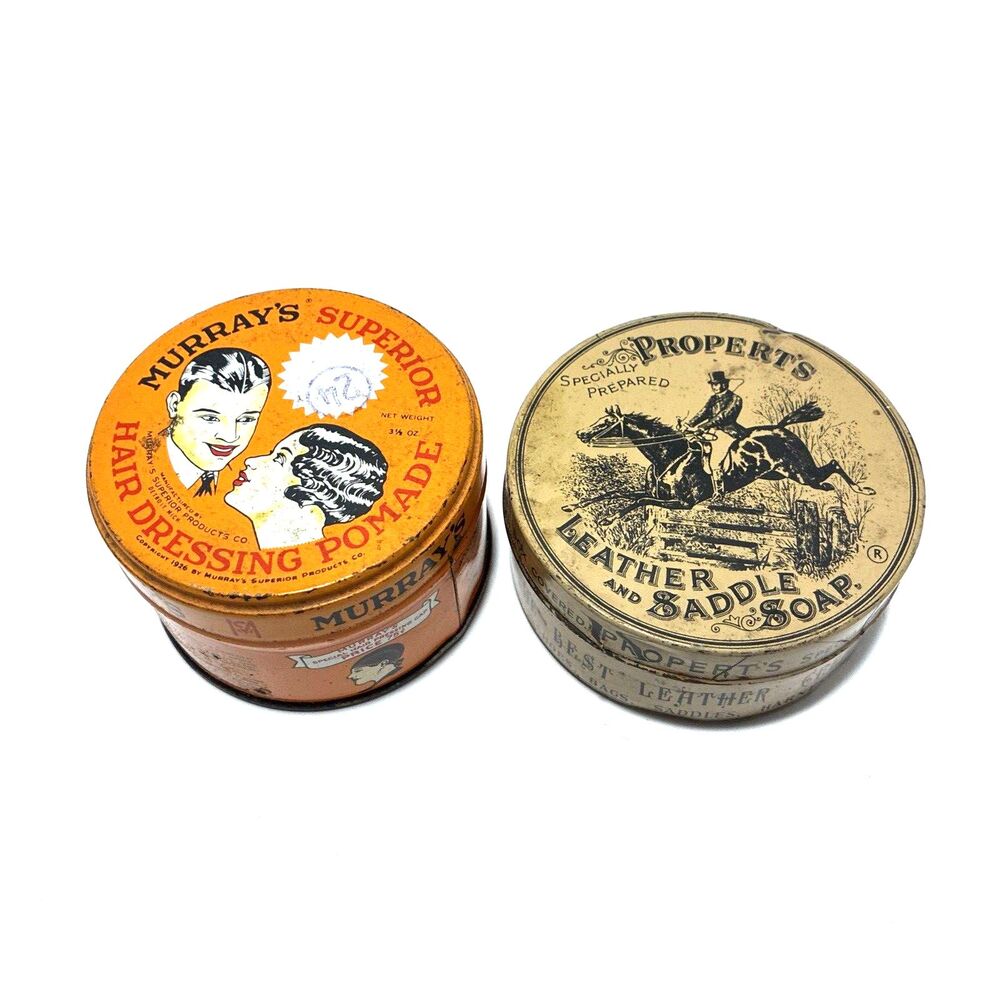 Vntg Tin Murray's Hair Pomade Copyright 1926 Only orange is available.